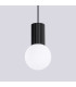 Halo Slim Pendant Ceiling Light Black 1x G9-5