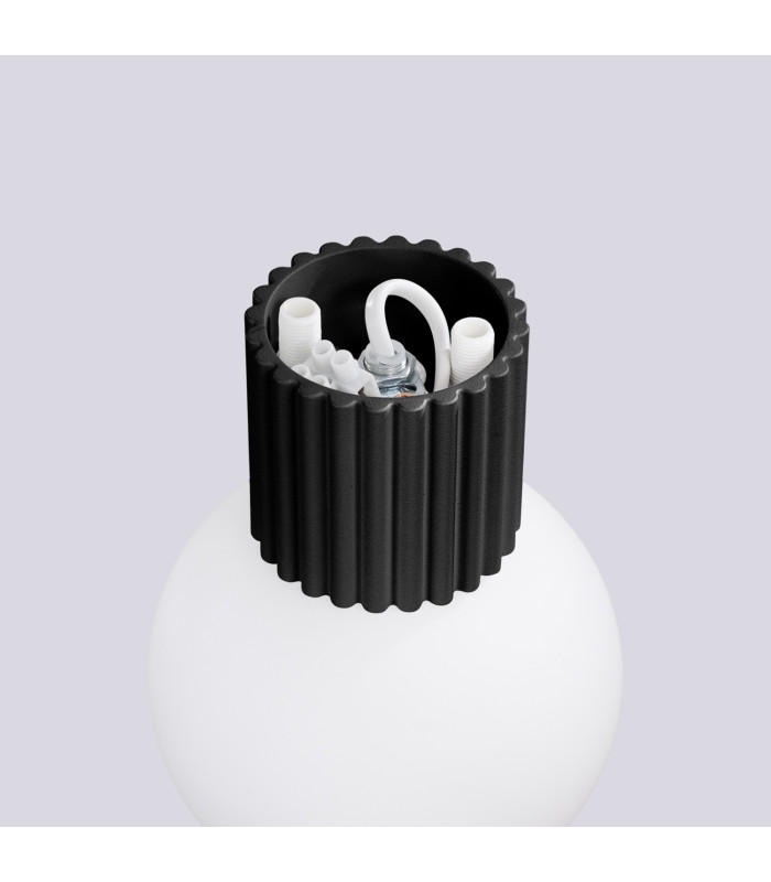 Halo Bathroom Wall Lamp Black 1x G9IP44-7