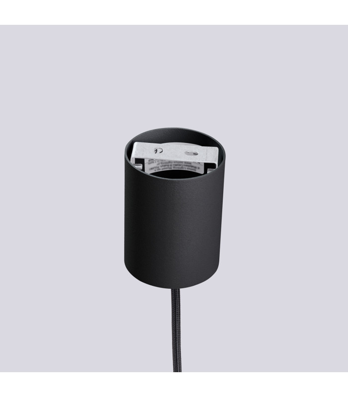 Halo Slim Pendant Ceiling Light Black 1x G9-8