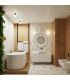Halo Bathroom Wall Lamp Black 1x G9IP44-11