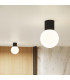 Halo Bathroom Ceiling Light Black 1x G9IP44-13