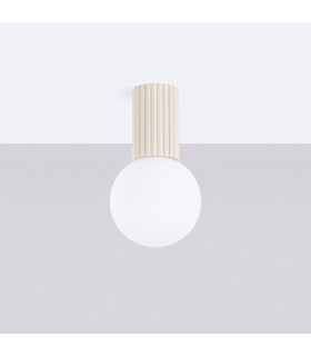 Halo Bathroom Ceiling Light Beige 1x G9IP44-2