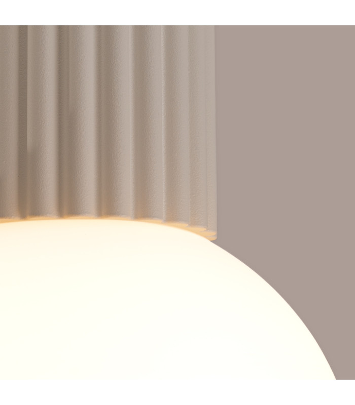 Halo Bathroom Ceiling Light Beige 1x G9IP44-4