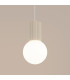 Halo Slim Pendant Ceiling Light Beige 1x G9-4