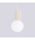 Halo Slim Pendant Ceiling Light Beige 1x G9-5