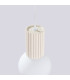 Halo Slim Pendant Ceiling Light Beige 1x G9-7