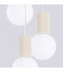 Halo Cluster Pendant Ceiling Light Beige 3x G9-5