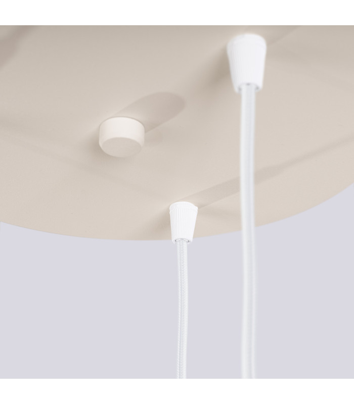 Halo Cluster Pendant Ceiling Light Beige 3x G9-7