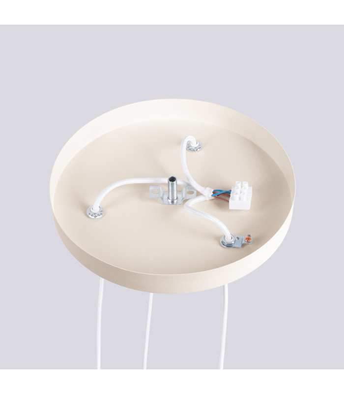 Halo Cluster Pendant Ceiling Light Beige 3x G9-8