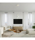 Halo Slim Pendant Ceiling Light Beige 1x G9-12
