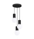 Halo Cluster Pendant Ceiling Light Black 3x G9-1