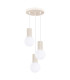 Halo Cluster Pendant Ceiling Light Beige 3x G9-1