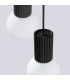 Halo Cluster Pendant Ceiling Light Black 3x G9-6