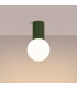 Halo Bathroom Ceiling Light Olive Green 1x G9IP44-3