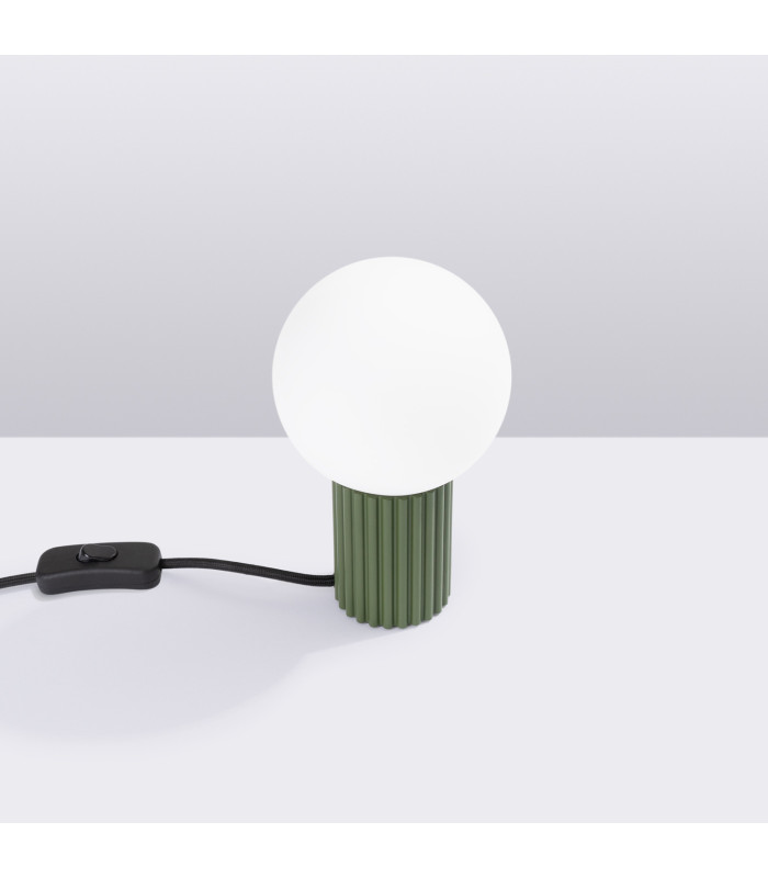 Halo Globe Table Lamp Olive Green 1x G9-2