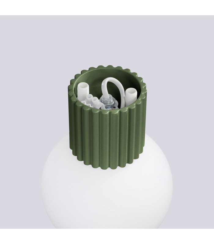 Halo Bathroom Wall Lamp Olive Green 1x G9IP44-7