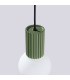 Halo Slim Pendant Ceiling Light Olive Green 1x G9-7