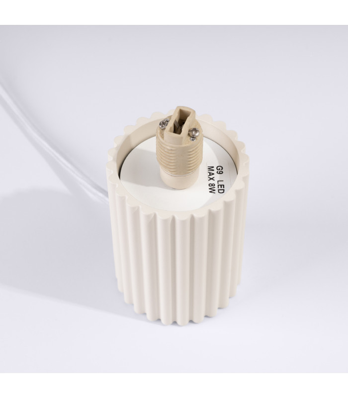 Halo Globe Table Lamp Beige 1x G9-7