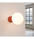 Halo Bathroom Wall Lamp Red Ochre 1x G9IP44-3
