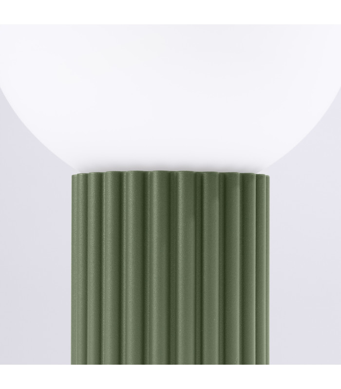 Halo Globe Table Lamp Olive Green 1x G9-4