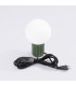 Halo Globe Table Lamp Olive Green 1x G9-5