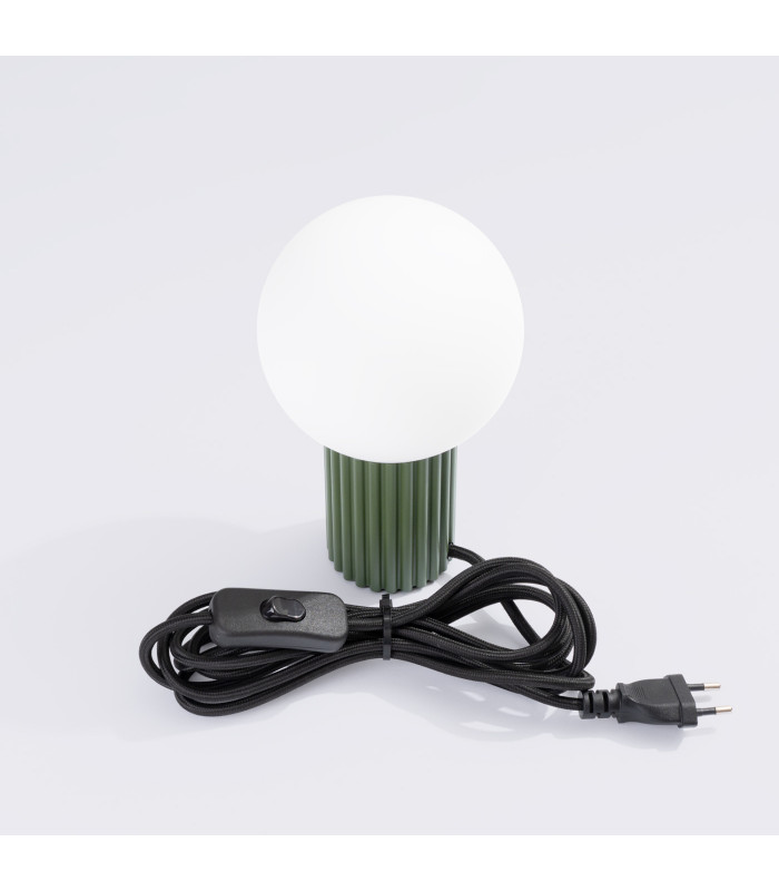Halo Globe Table Lamp Olive Green 1x G9-5