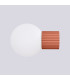Halo Bathroom Wall Lamp Red Ochre 1x G9IP44-5