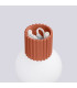 Halo Bathroom Wall Lamp Red Ochre 1x G9IP44-7