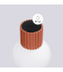Halo Bathroom Wall Lamp Red Ochre 1x G9IP44-8