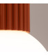 Halo Bathroom Ceiling Light Red Ochre 1x G9IP44-4