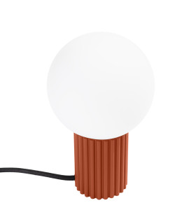 Halo Globe Table Lamp Red Ochre 1x G9-1
