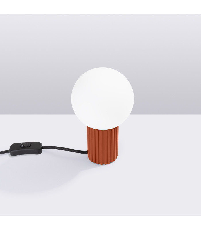 Halo Globe Table Lamp Red Ochre 1x G9-2