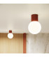 Halo Bathroom Wall Lamp Red Ochre 1x G9IP44-13