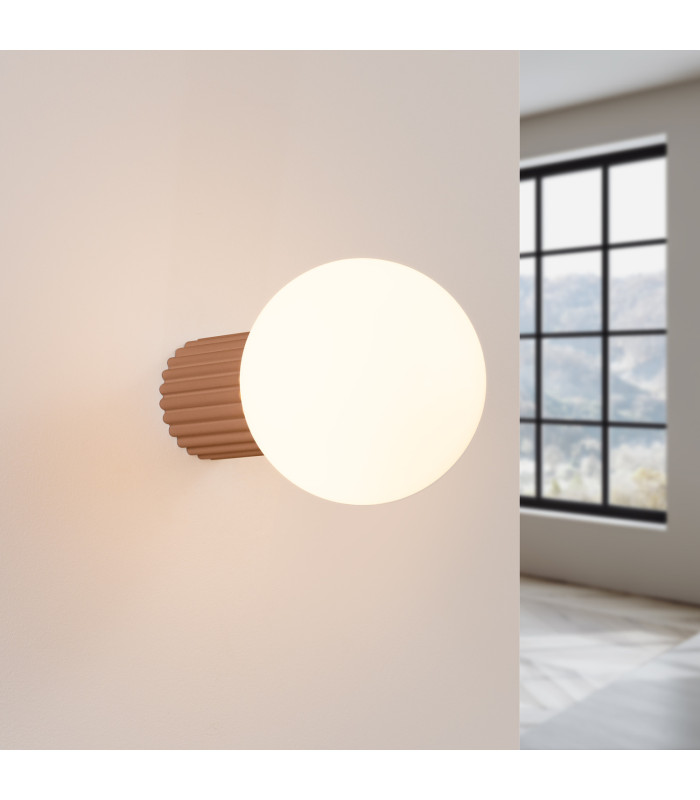 Halo Bathroom Wall Lamp Mocha 1x G9IP44-3