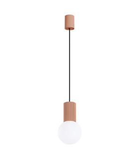 Halo Slim Pendant Ceiling Light Mocha 1x G9-1