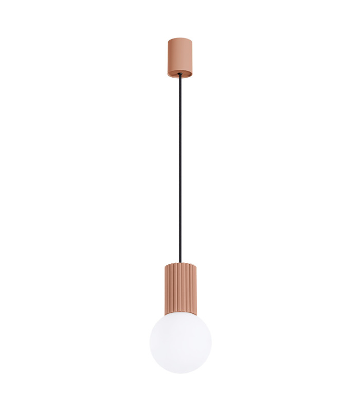 Halo Slim Pendant Ceiling Light Mocha 1x G9-1