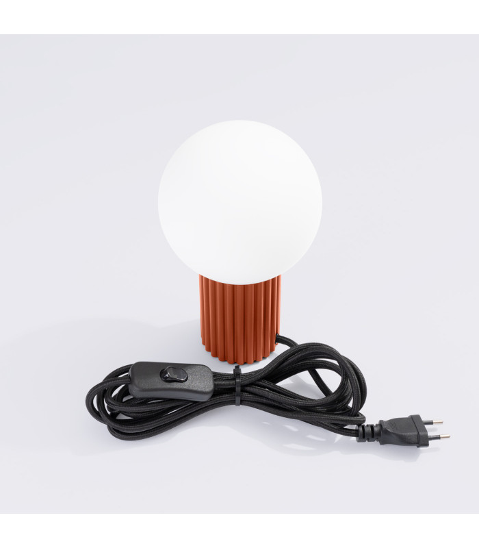Halo Globe Table Lamp Red Ochre 1x G9-5