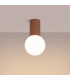 Halo Bathroom Ceiling Light Mocha 1x G9IP44-3