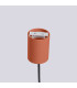 Halo Slim Pendant Ceiling Light Red Ochre 1x G9-8