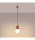 Halo Slim Pendant Ceiling Light Mocha 1x G9-3
