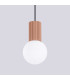 Halo Slim Pendant Ceiling Light Mocha 1x G9-5