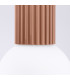 Halo Bathroom Ceiling Light Mocha 1x G9IP44-5