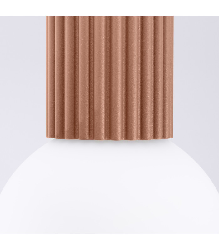 Halo Bathroom Ceiling Light Mocha 1x G9IP44-5