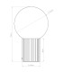 Halo Globe Table Lamp Red Ochre 1x G9-8