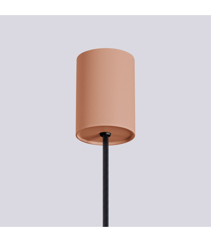 Halo Slim Pendant Ceiling Light Mocha 1x G9-6