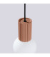 Halo Slim Pendant Ceiling Light Mocha 1x G9-7