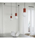 Halo Cluster Pendant Ceiling Light Red Ochre 3x G9-14