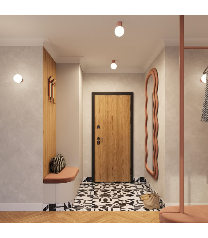 Halo Bathroom Wall Lamp Mocha 1x G9IP44-14