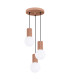 Halo Cluster Pendant Ceiling Light Mocha 3x G9-1