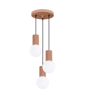 Halo Cluster Pendant Ceiling Light Mocha 3x G9-1
